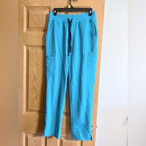Teal Straight leg women's figs size medium
